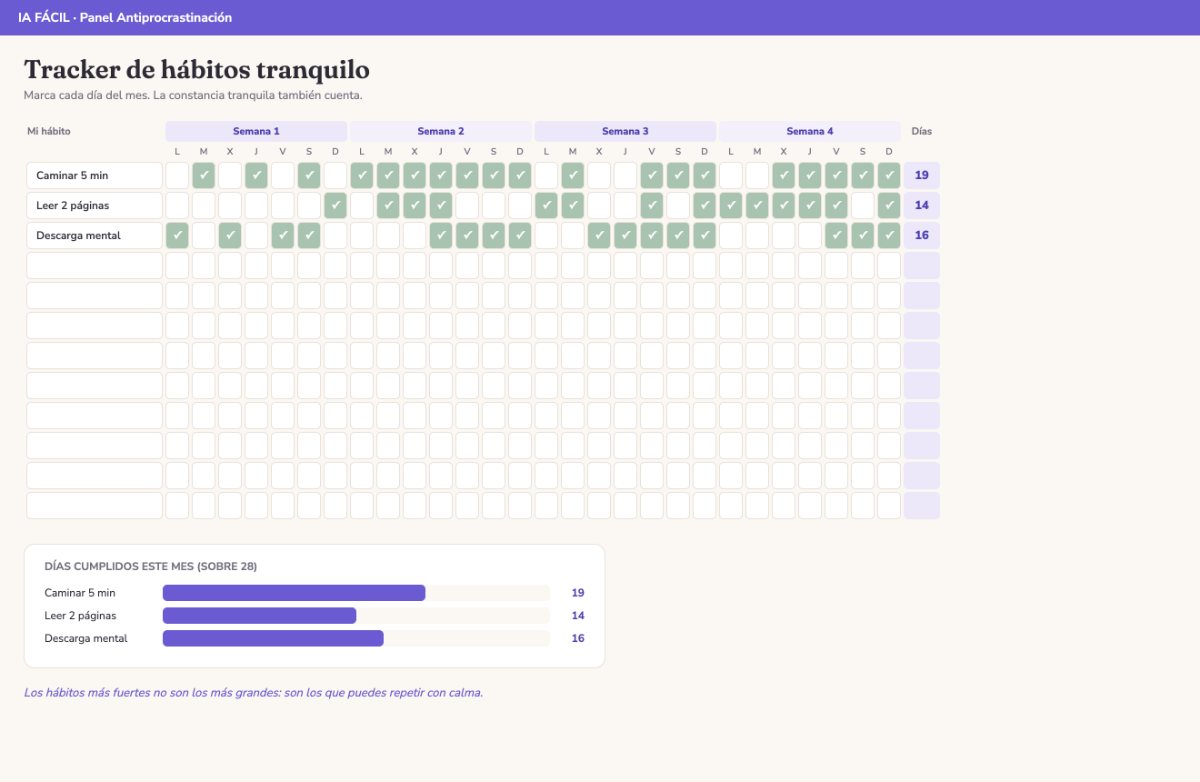 Tracker de hábitos